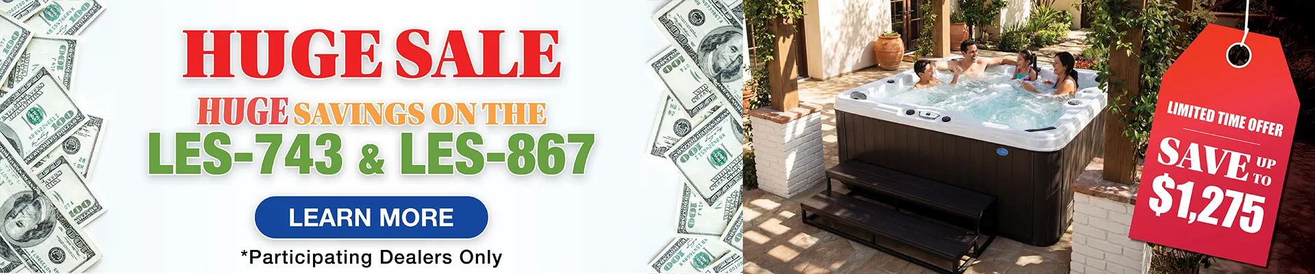 Calspas hot tub being used in a family setting - Hendersonville